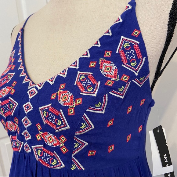 My Michele Blue Sundress size S - Picture 4 of 8